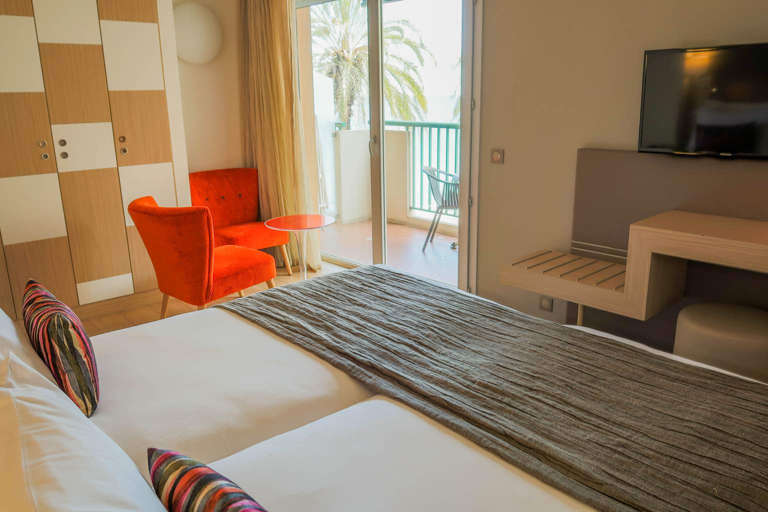 Chambre hotel avec balcon à Menton <span>Hôtel </span>Princess & Richmond à Menton